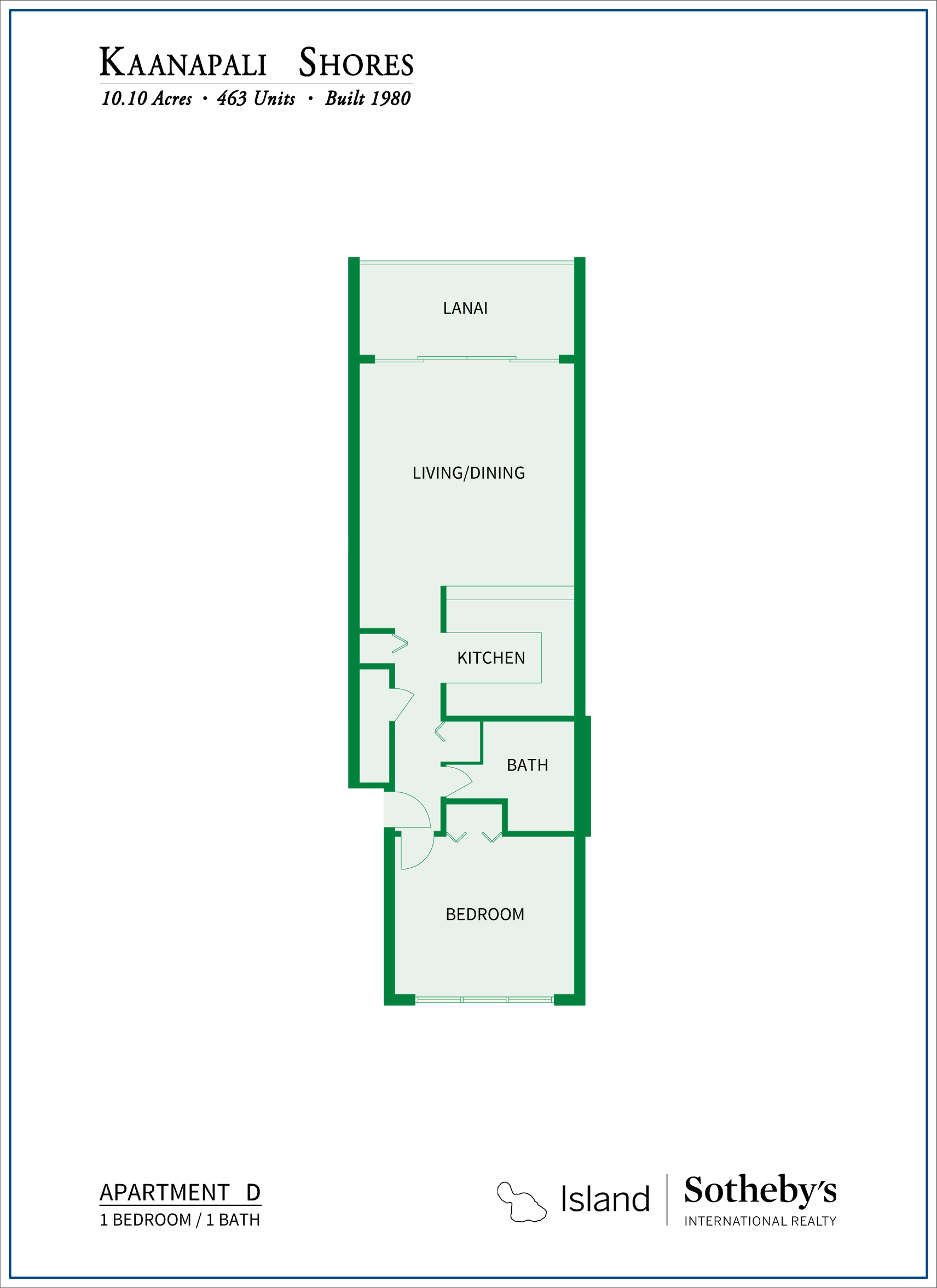 Kaanapali Shores Floor Plan D